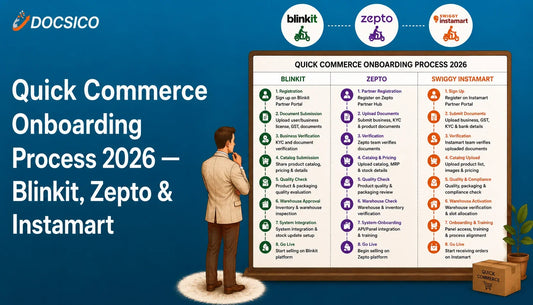 Quick Commerce Onboarding Process 2026 — Blinkit, Zepto & Instamart