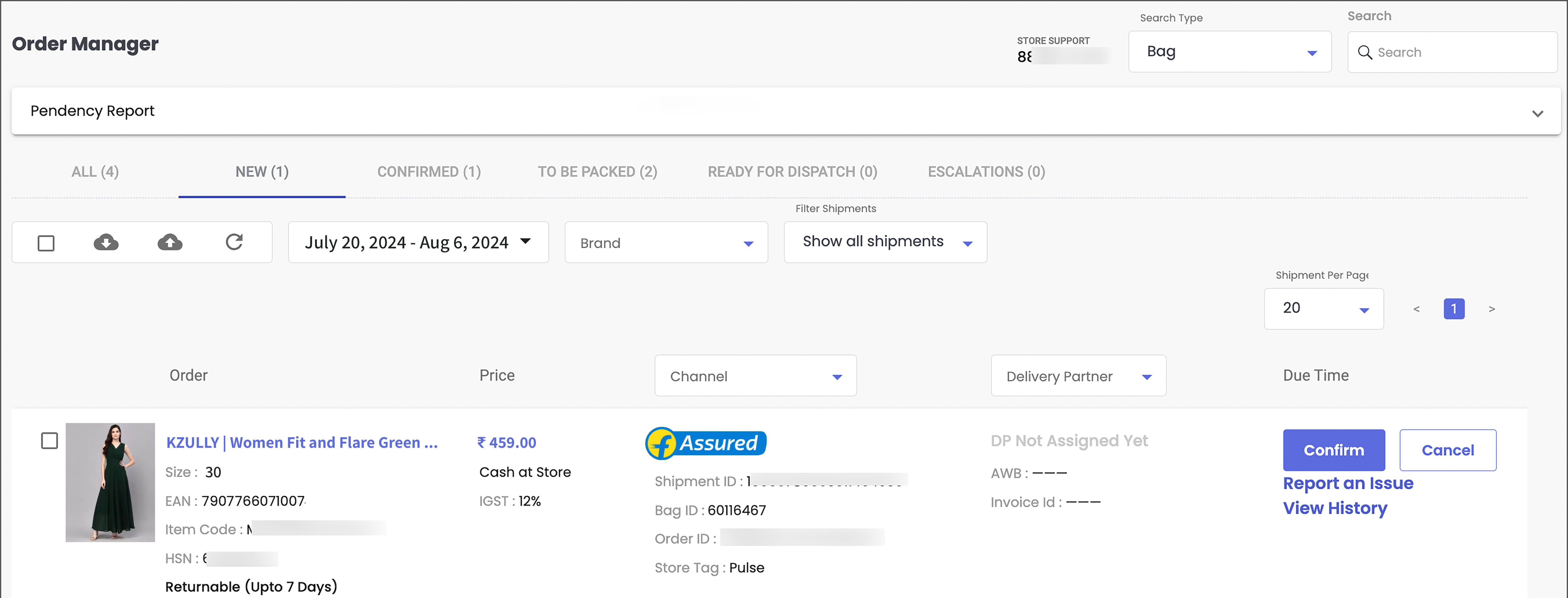 Order Processing Setup